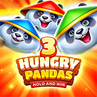 3 Hungry Pandas Hold and Win slot artwork