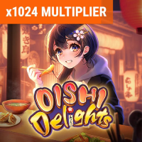 Oishi Delights slot artwork